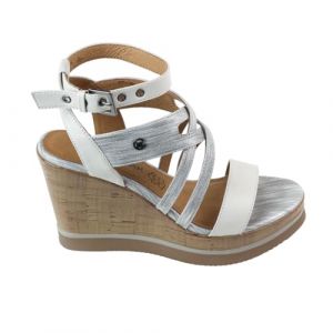 Chattawak Femme 13KOLDAIVOIRE38 Sandale &agrave; Talon, Gris, 38 EU