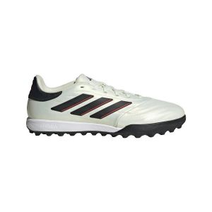 Adidas Mixte Copa Pure II League Turf Boots Chaussures de Football, Ivory/Core Black/Solar Red, 40 2/3 EU