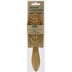 Image de Jch Brosse à cheveux à picots en bois de bambou