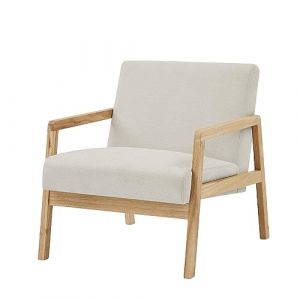 Fauteuil BONIFACIO en tissu beige