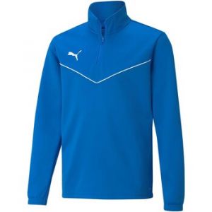 Puma Teamrise Sweat-Shirt zippé 1/4 pour garçon, Bleu Électrique, 12 ans