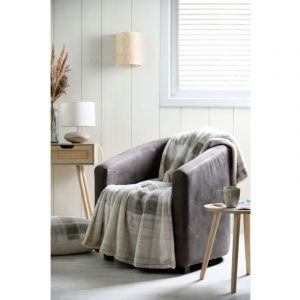 Plaid Scotland Beige – 130 x 160 cm