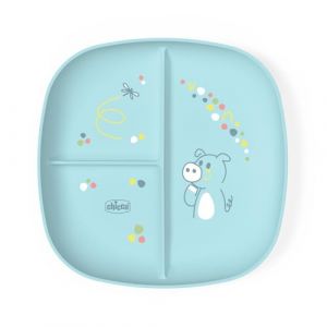 Chicco Plato con Compartimentos 12M+ Azul 1ud