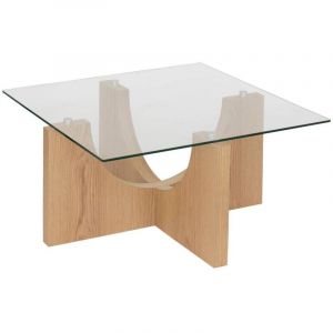 Atmosphera Créateur D'intérieur - Table basse Etini miel 85x85x45cm