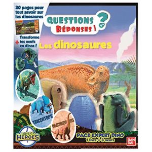 Bandai Coffret expert Dino 3 oeufs + 1 livre