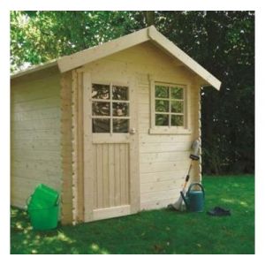 Solid SARAN 4,79m², Toiture Shingle vert, Plancher Non