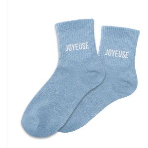 Sud trading Paire De Chaussettes Joyeuse Bleues Pailletées