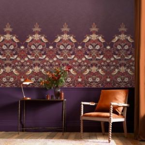 Papier peint panoramique William Morris Strawberry Thief