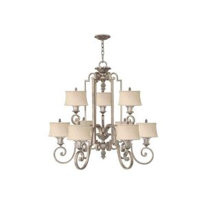 Hinkley Chandelier Kingsley 9x60W Argent