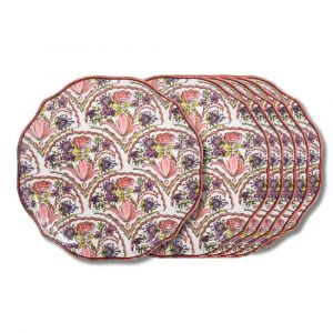 Table passion Assiette à dessert Jaipur 2 (lot de 6)