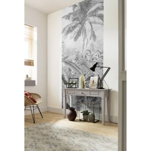 Komar Photo murale intissée de - Amazonia Black and White Panel - Taille: 100 x 250 cm
