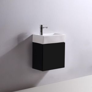 Rue du Bain Meuble Lave main - Noir - Dark - 45x24 cm - Studio