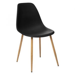 Image de Atmosphera Chaise Taho 44cm noir