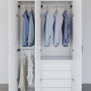 VidaXL Rails de garde-robe télescopiques 2 pcs Argenté 58-100 cm