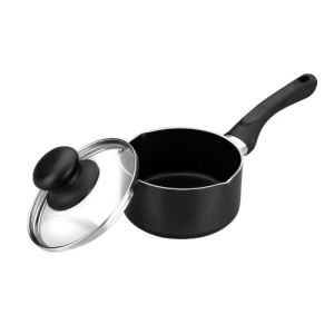 Ibili 406412 - Casserole avec bec verseur et couvercle en aluminium