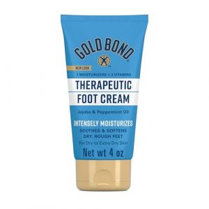 Gold Bond Therapeutic Foot Cream, With Jojoba & Peppermint Oil - 4.0 oz