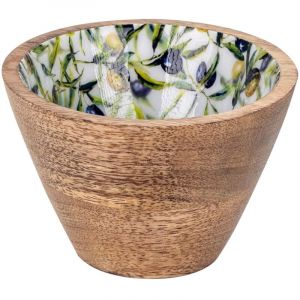 Signes Grimalt Mini bol &agrave; olives en bois pour ap&eacute;ritifs et tapas