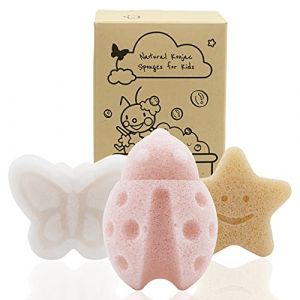 Myhomebody Eponge De Bain Konjac Pour Bebe, Eponges De Bain Naturelles Aux Formes Mignonnes Pour Les Nourrissons Et Les Tout-Petits,