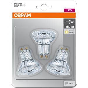 Image de Osram LED SPOT GLAS PAR 16 4.3W GU10 CHD BL3 (Vendu par 1)