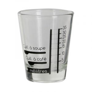 Image de Verre Doseur "Ingr&eacute;dients" 3,5ml Transparent Prix