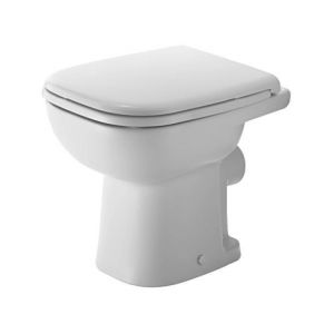 Image de Duravit WC sur pied D-CODE ti 350x480mm sortie wa Glaçage hygiénique blanc