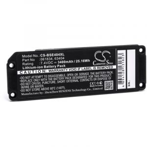 Vhbw Batterie remplacement pour Bose 061384, 061385, 061386, 061834, 063287, 063404 pour haut-parleurs, enceintes (3400m