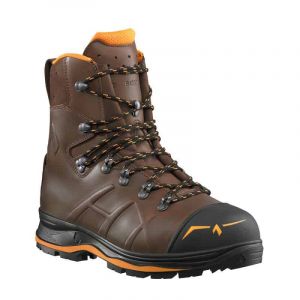 Haix Trekker Mountain 2.0 Les bottes anticoupures tr&egrave;s demand&eacute;es aux accents de couleur orange. 42 uk 8.0 / eu 42