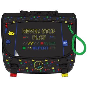 Kid'abord Cartable 38cm KIP GAME ZONE Noir