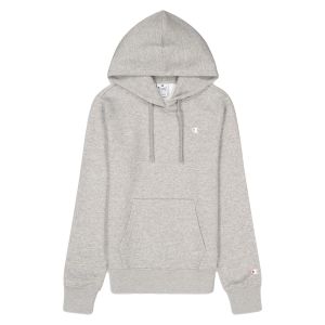 Image de Champion Legacy Basics W Light Powerblend Fleece Sweatshirt à Capuche, Gris chiné Clair, M Femme