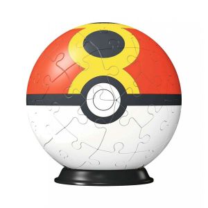 Ravensburger 11628 Puzzle 3D 11628 Puzzle Pok&eacute; Ball Repeat Ball pour Grands et Petits Fans de Pok&eacute;mon &agrave; partir de 6 Ans, Jaune