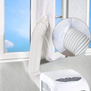 Joint de fenêtre de climatisation avec manuel néerlandais - Contre les insectes - Transparent - 400cm