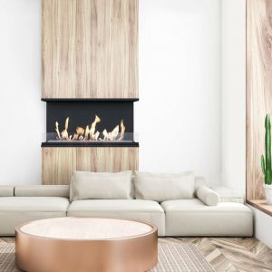 Azura home design Cheminée bio-éthanol X-Ray noir