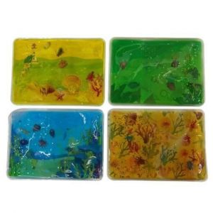 Dalles sensorielles - Playlearn - Eau et océan - Lot de 4 - Antidérapantes - 29 x 21.5 cm