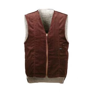 Craftland Gilet, Webfell, Taille XL, brun