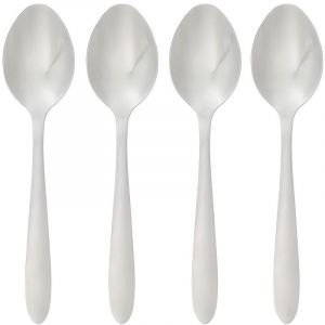 Secret de Gourmet Lot de 4 Cuillères à Soupe Inox "Nevis" 19cm Argent