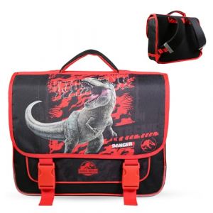 BAGTROTTER Cartable 38 cm Jurassic World Dinosaure Noir