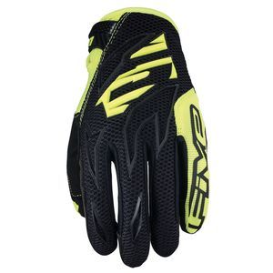 Five Gants cross MXF3 noir/jaune fluo - M