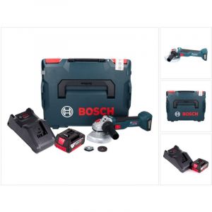 Bosch GWS 18V-10 Professional Meuleuse angulaire sans fil 125mm Brushless 18V + 1x Batterie 5,0 Ah + Chargeur + Coffret