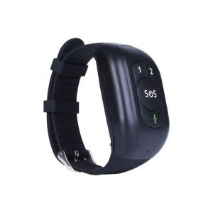 Yonis Montre Connectée 4G Étanche Avec Traceur GPS Pour Amérique Rouge Noir