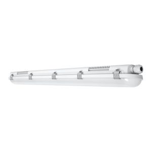 Ledvance Lampe LED pour pièces humides - Pour plafond/mur - DAMP PROOF VALUE - 20 W - 220 à 240 V - Angle de rayonnement : 115 - Blanc froid - 4000 K - Matériau du boîtier : polycarbonate (PC) - IP65