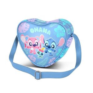 Karactermania Sac &agrave; Bandouli&egrave;re Coeur Casual - Disney Lilo et Stitch Jolly - Bleu - Taille Unique