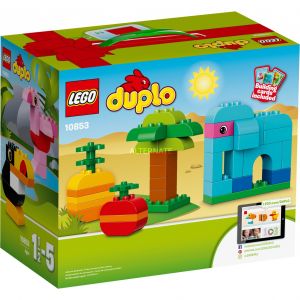 Duplo 10853 - Set de construction sur le thème des fruits et animaux
