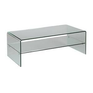 Table basse rectangulaire 120x60x43cm GLASS