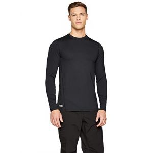 Under Armour Tac Crew Base T-Shirt à Manches Longues Homme, Noir, 2XL
