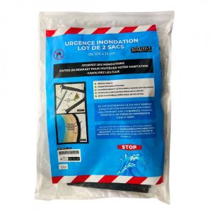Sacs, boudins anti-inondation 105x15cm lot de 2 pi&egrave;ces