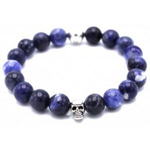 Image de Stella Green REDSKINS BIJOUX - Bracelet Homme Redskins perles naturelles Sodalite