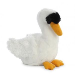 Image de Aurora Cygne câlin en peluche 20,5 cm blanc