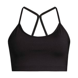 Casall Brassi&egrave;re Sleek Strappy Sport noir pur - S