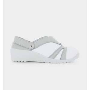 Nord'Ways FIONA sabot médical coloré avec embout sécurité Blanc/ gris - T. 34