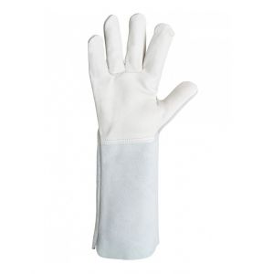 Singer Frères Gant anti chaleur soudeur cuir Taille 10 Professionnel manchette 20cm taille10 paume fleur de bobin dos croute